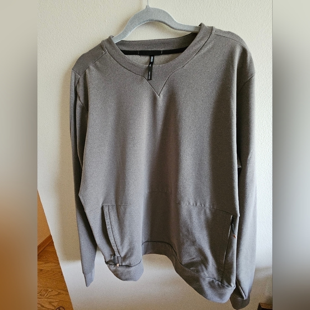 REI men's  grey sweatshirt